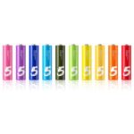 Xiaomi Z15 AA Alkaline Rainbow Heavy Duty Battery 10pcs - Image 2