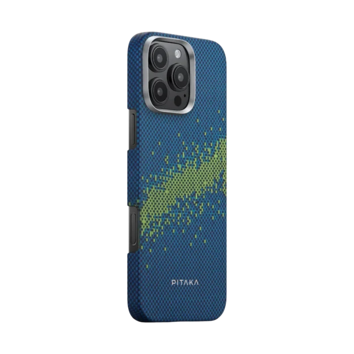 Pitaka StarPeak Luminous Tactile Woven Case for iPhone 16 Pro and 16 Pro Max (Milky Way Galaxy) - Image 2