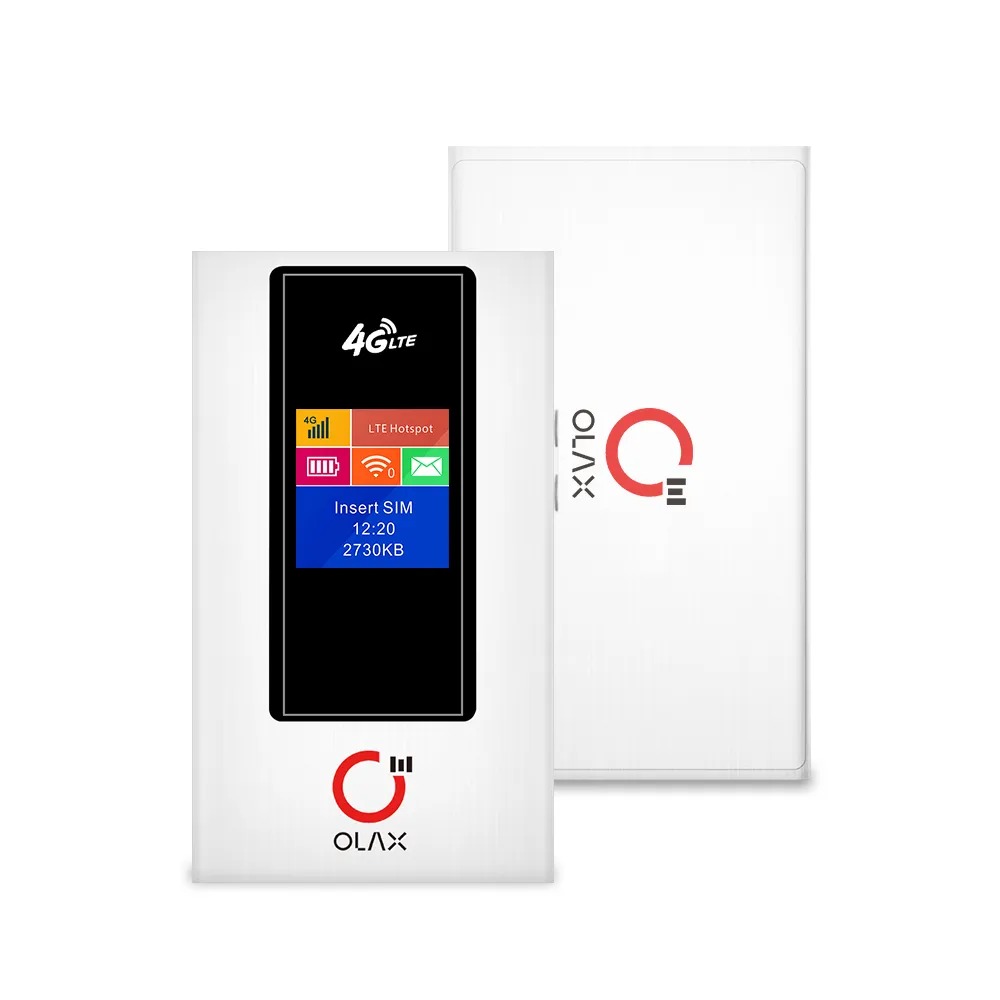 olax-mf981vs-4g-lte-wifi-router.jpg OLAX MF981VS 4G LTE WiFi Router 2100mAh Battery with Sim Slot - Image 1