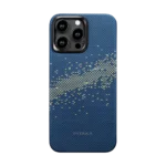 Pitaka StarPeak Luminous Tactile Woven Case for iPhone 16 Pro and 16 Pro Max (Milky Way Galaxy)