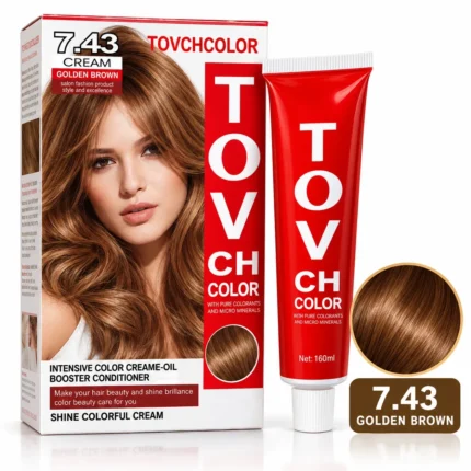 Tov Ch Golden Brown Hair Color 7.43